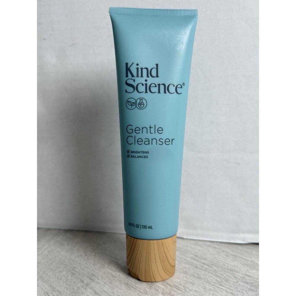 Kind Science Gentle Cleanser 4.5 oz 135mL Brightens Balances Removes Makeup New